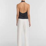 Evian Halter Top in Black Viktoria + Woods
