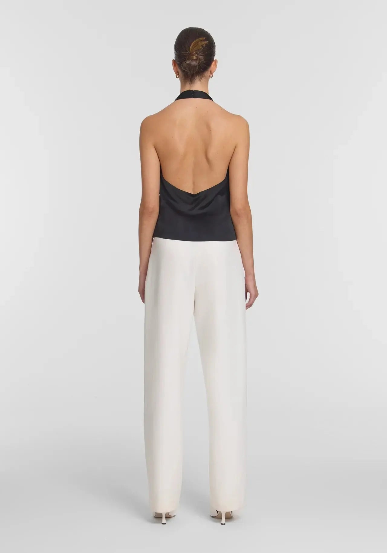 Evian Halter Top in Black Viktoria + Woods