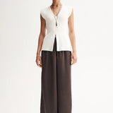 Mina Pant in Chocolate