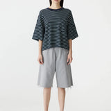 Reverse Stripe Boxy T-Shirt