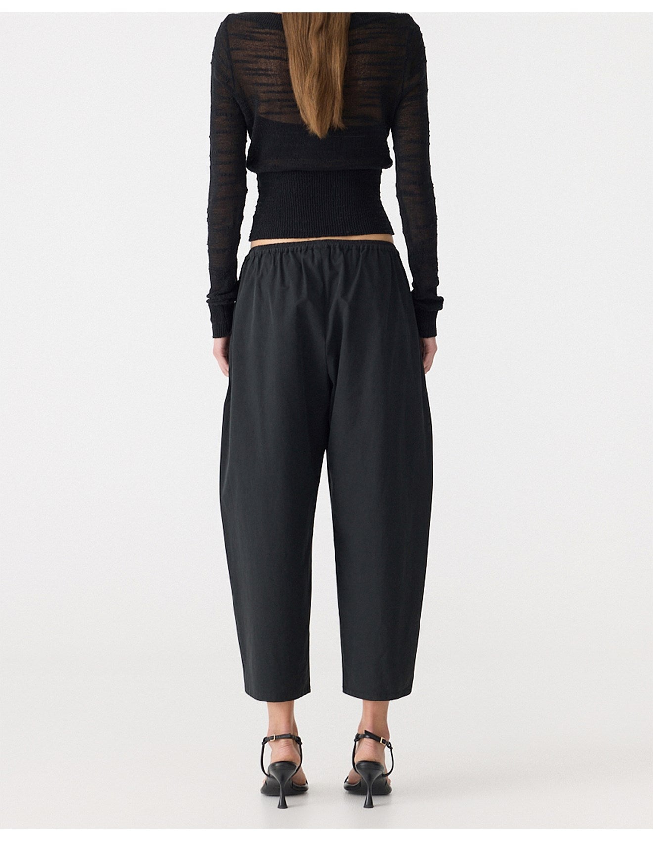 Crushed Gathered Cotton Pant Bassike