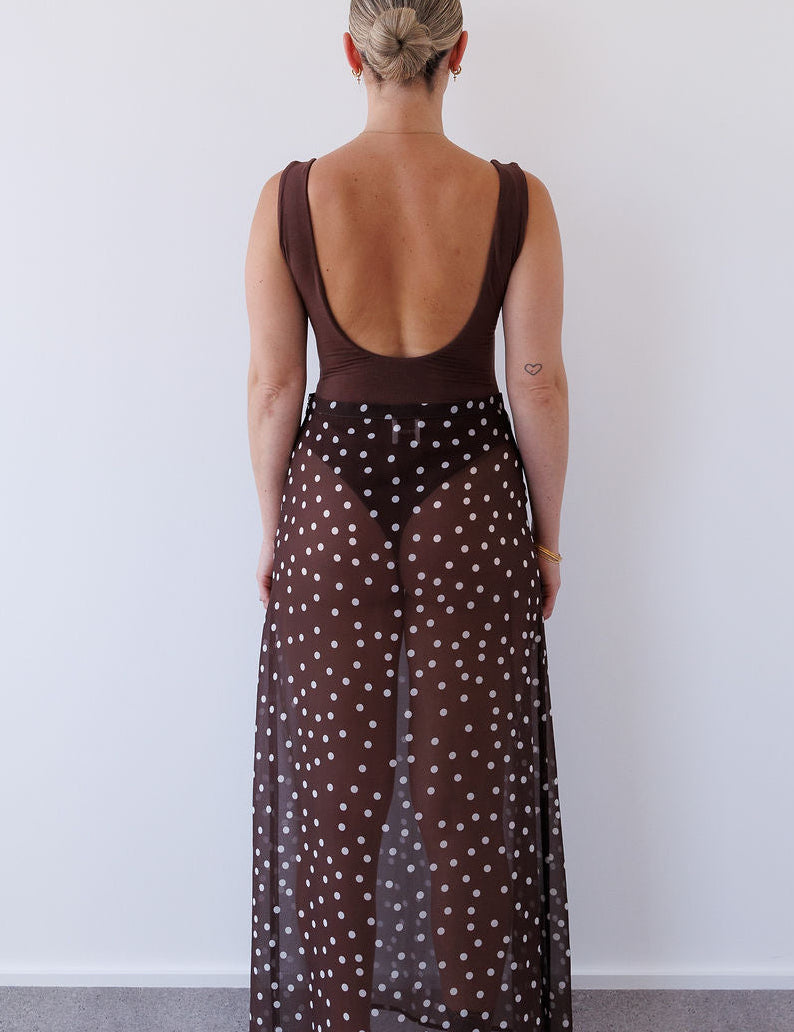 Ruby Skirt in Chocolate Mabel