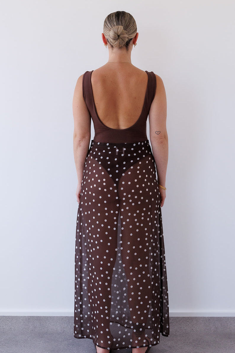 Ruby Skirt in Chocolate Mabel