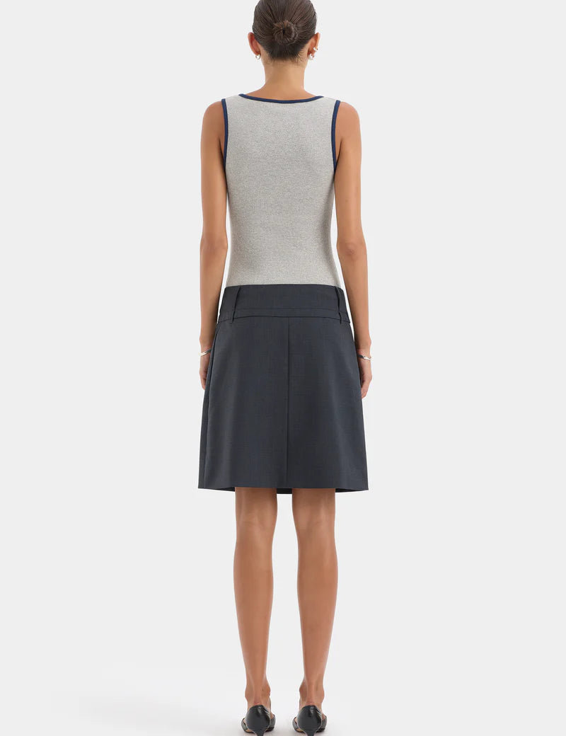 Yes Sir. Ribbed Tank in Grey Marle (Copy) Sir.