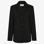 Marcelli Blazer in Black and White Pinkstripe Bec and Bridge