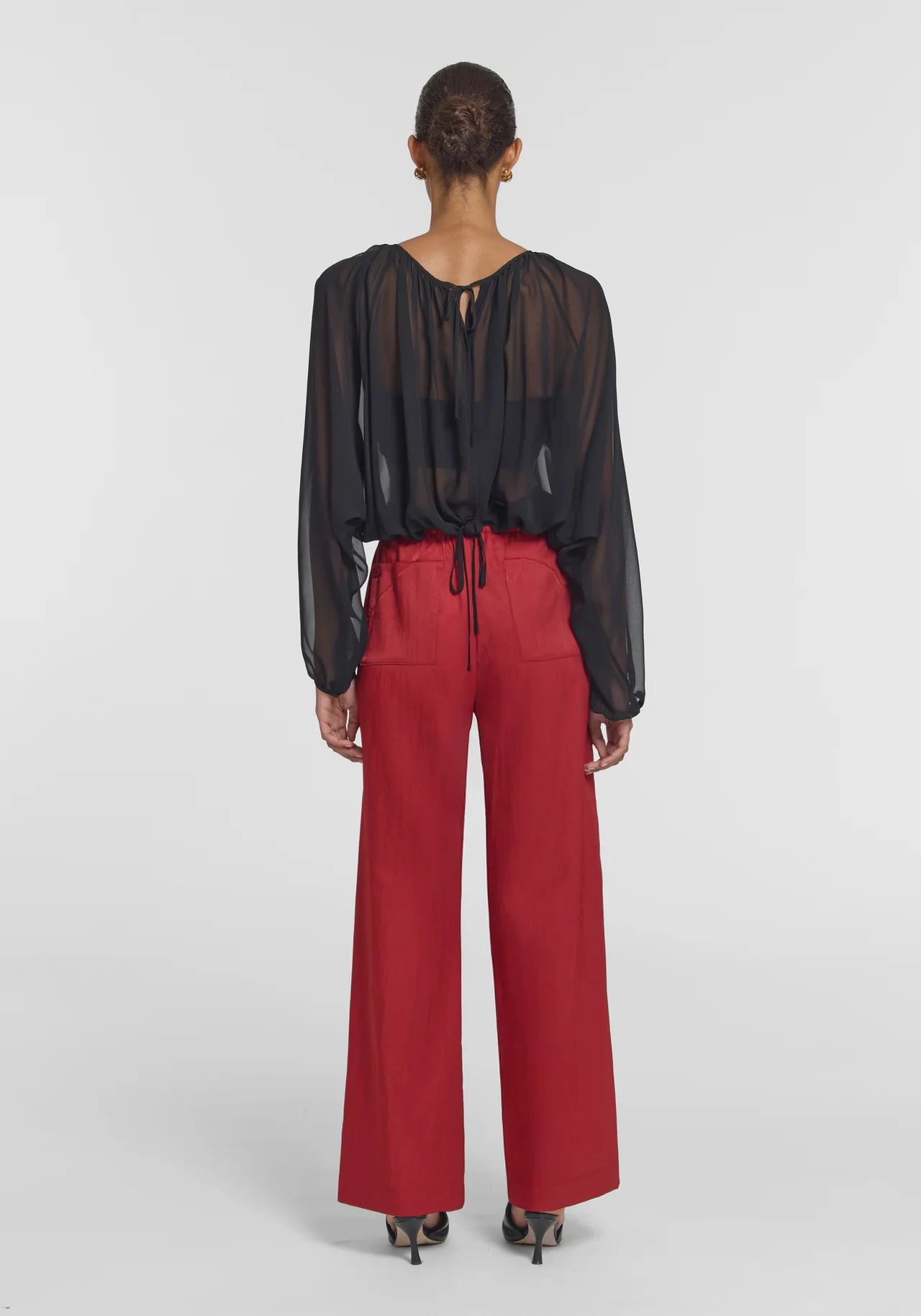 Madden Pant in Red Viktoria + Woods