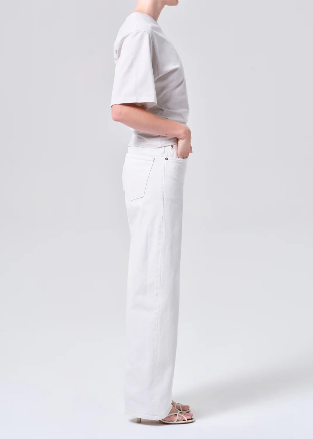 Arc Jean 32 in Chalk White AGOLDE