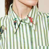 Bisou Embroidered Shirtdress Alemais