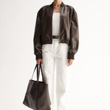 Mika Bomber Jacket in Chocolate