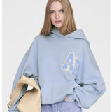Harvey Letterman Sweatshirt in Washed Blue