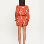 Vacanza Playsuit in Red Kivari