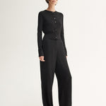 Penny Knit Cardigan in Black Elka Collective