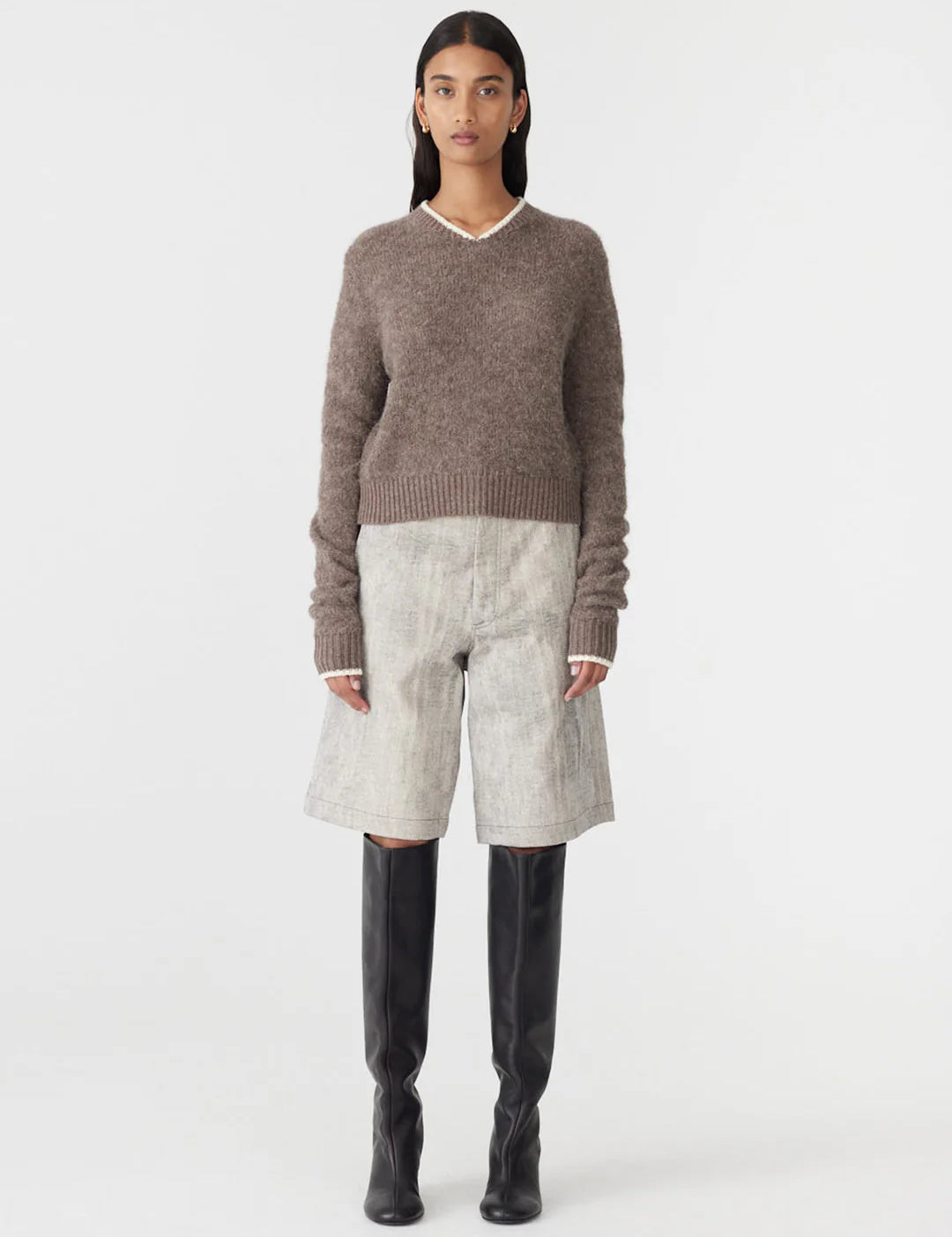 Wool Alpaca Athletic Rib Knit BASSIKE