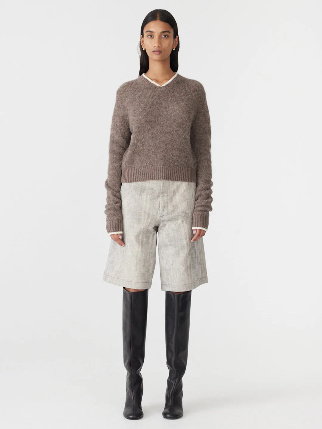 Wool Alpaca Athletic Rib Knit BASSIKE