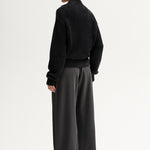 Leon Knit Cardigan in Black Elka Collective