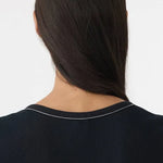 Sheer Rib V Neck Muscle Tank Bassike