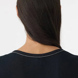 Sheer Rib V Neck Muscle Tank Bassike