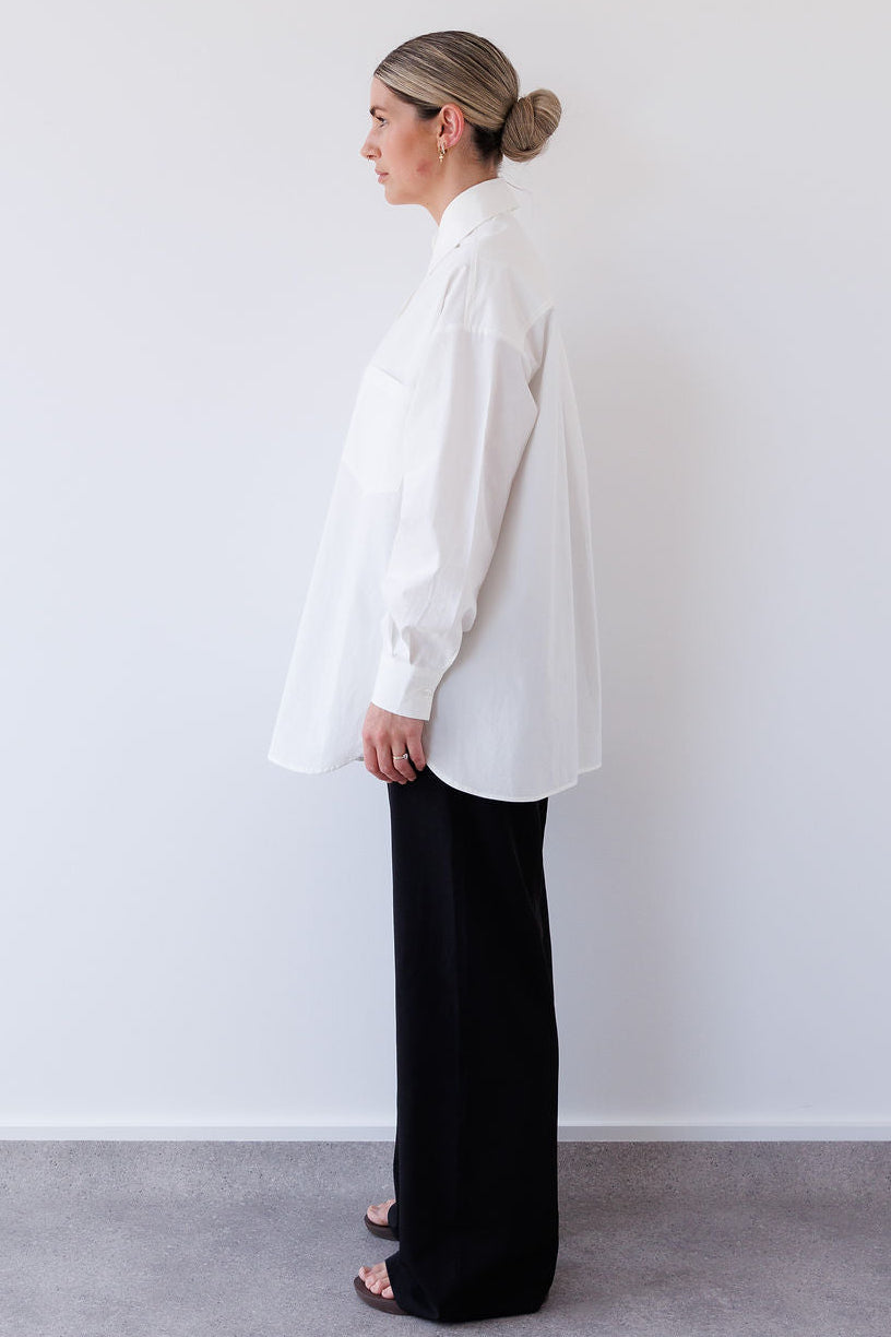 Bec Shirt in White Mabel
