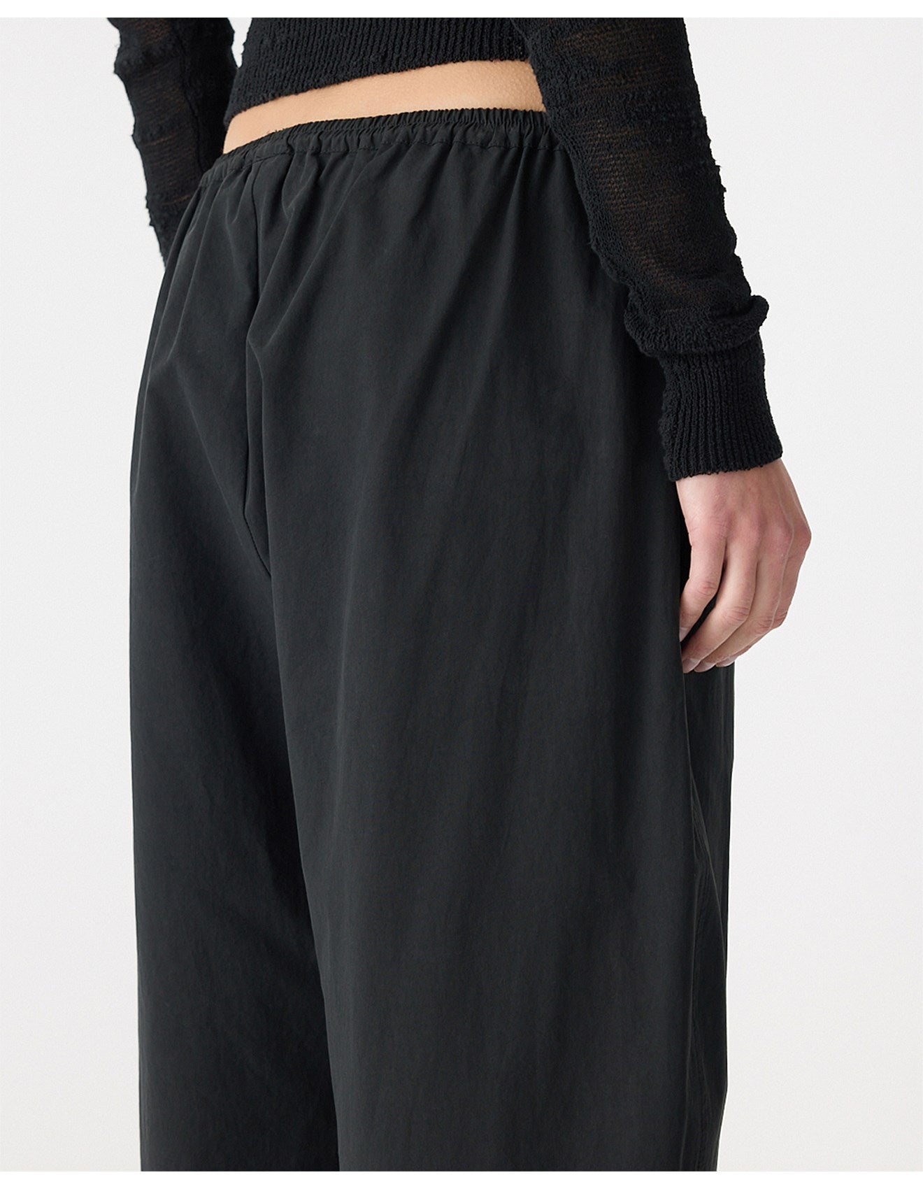 Crushed Gathered Cotton Pant Bassike