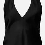 Evian Halter Top in Black Viktoria + Woods