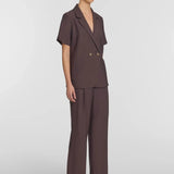 Hepburn Shirt in Chocolate