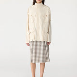 Crushed Cotton Utility Anorak