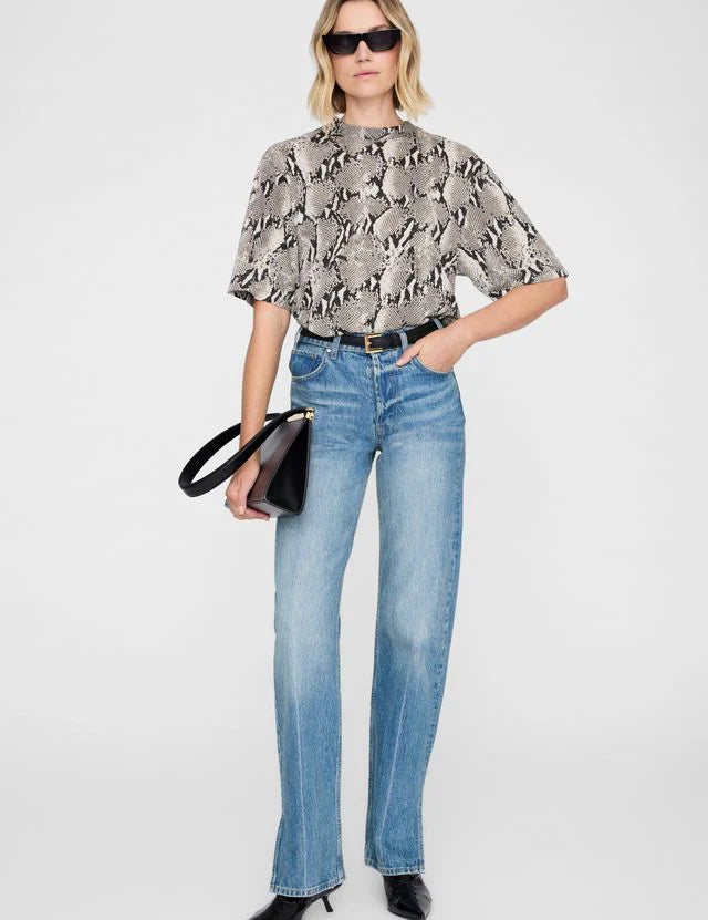 Avi Tee in Washed Python ANINE BING