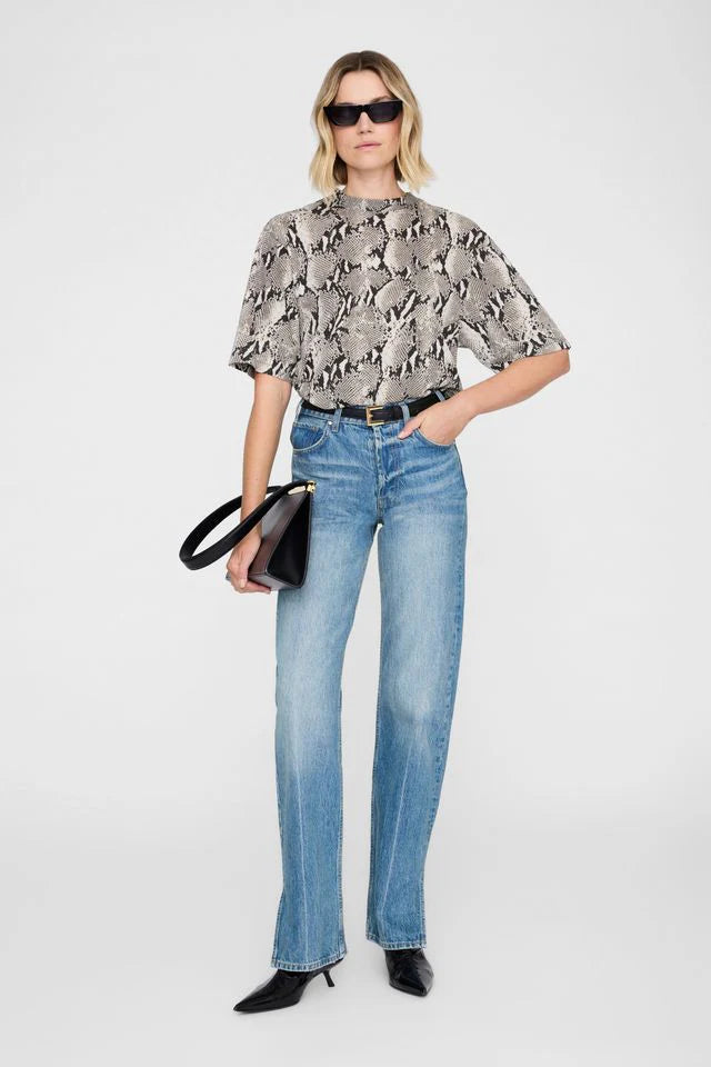 Avi Tee in Washed Python ANINE BING