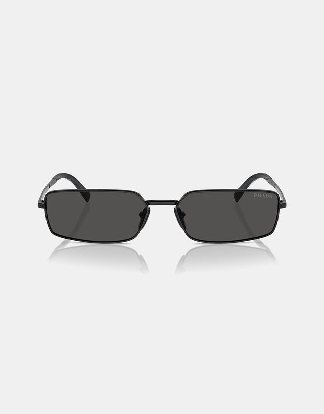 Prada Rectangular Metal Sunglasses