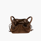 Brown Suede Mila Mini Tote Rylan