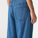 Organic Denim Wide Leg Pant