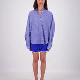 Mahalo Shirt in Blue Jasmine Alexa
