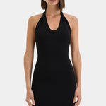 Solari Halter Twist Dress Sir.