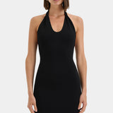 Solari Halter Twist Dress Sir.