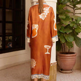 Soleil D’amour Silk Shirtdress