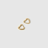 Sweetheart Gold Earrings in Small Arms of Eve