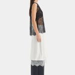 Ingrid Lace Midi Skirt in Ivory Sir.
