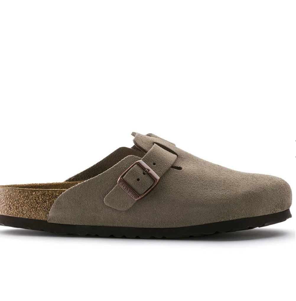 Boston SFB Taupe Suede Leather - Regular Fit Birkenstock