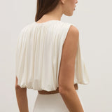 Contessa Top in Ivory Bayse Brand