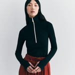 Summit Rib Turtleneck in Black Viktoria + Woods