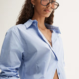 Holland Stripe Shirt in Blue Elka Collective