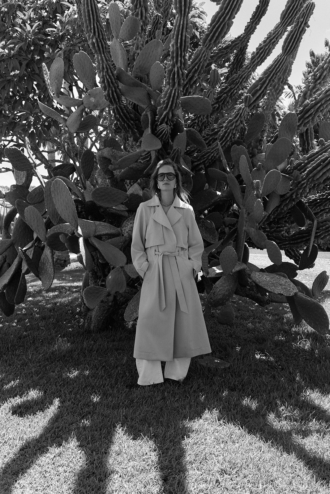 Nova Trench Coat in Pebble Elka Collective