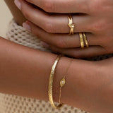 Evil Eye Gold Bracelet Arms of Eve