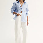 Holland Stripe Shirt in Blue Elka Collective