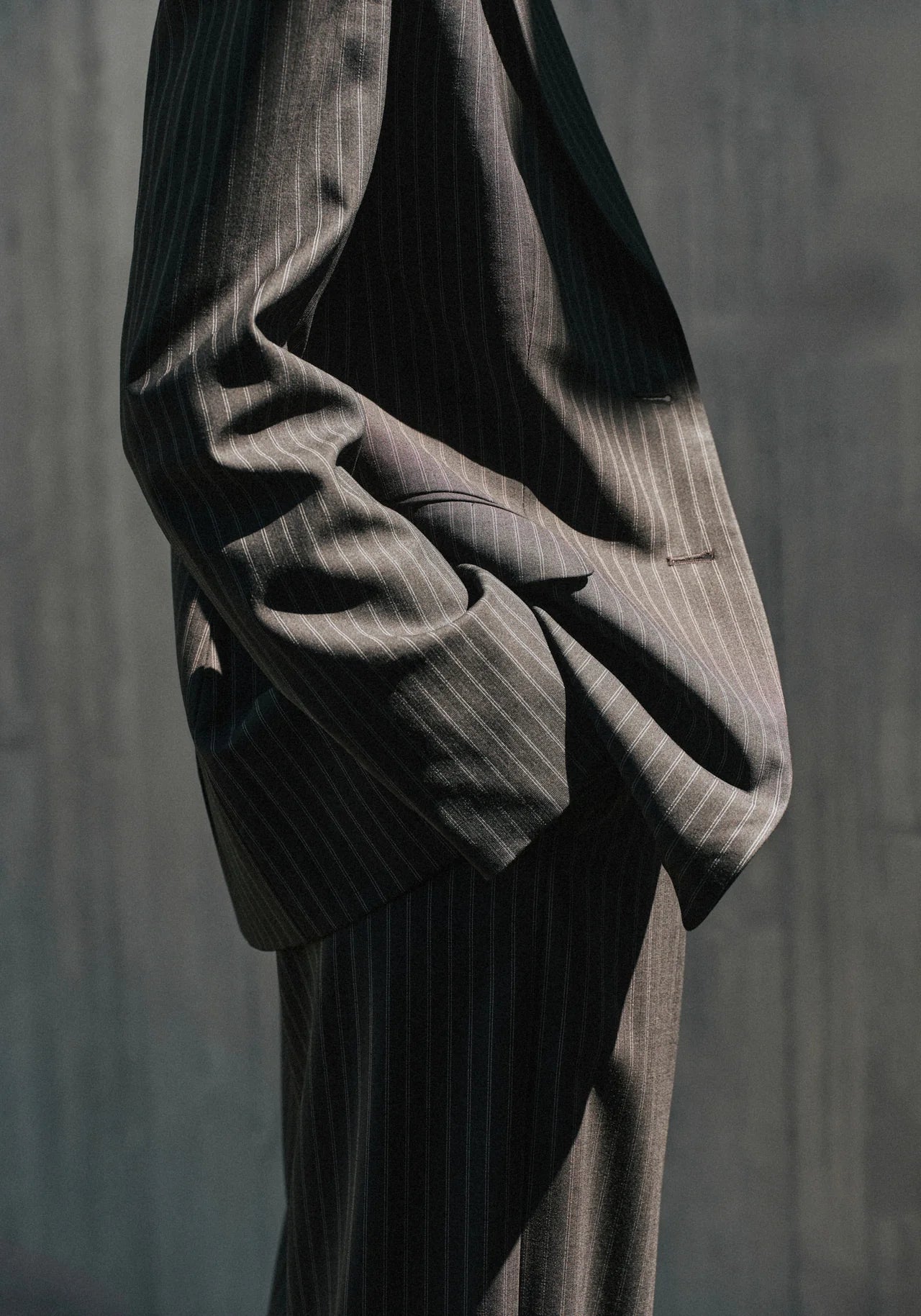 Michigan Blazer in Black Pinstripe Cloth Lifestyle Boutique