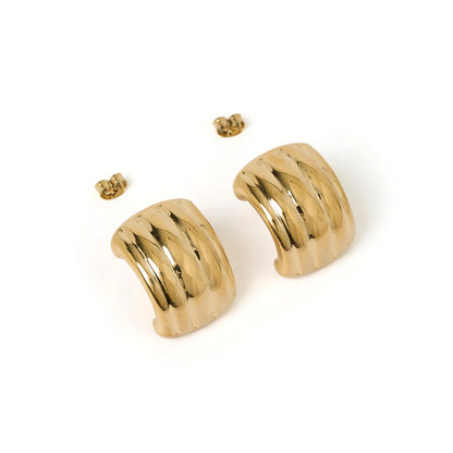 gold clip on earrings clothlifestyle boutique