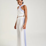 Wide Leg Pant in White