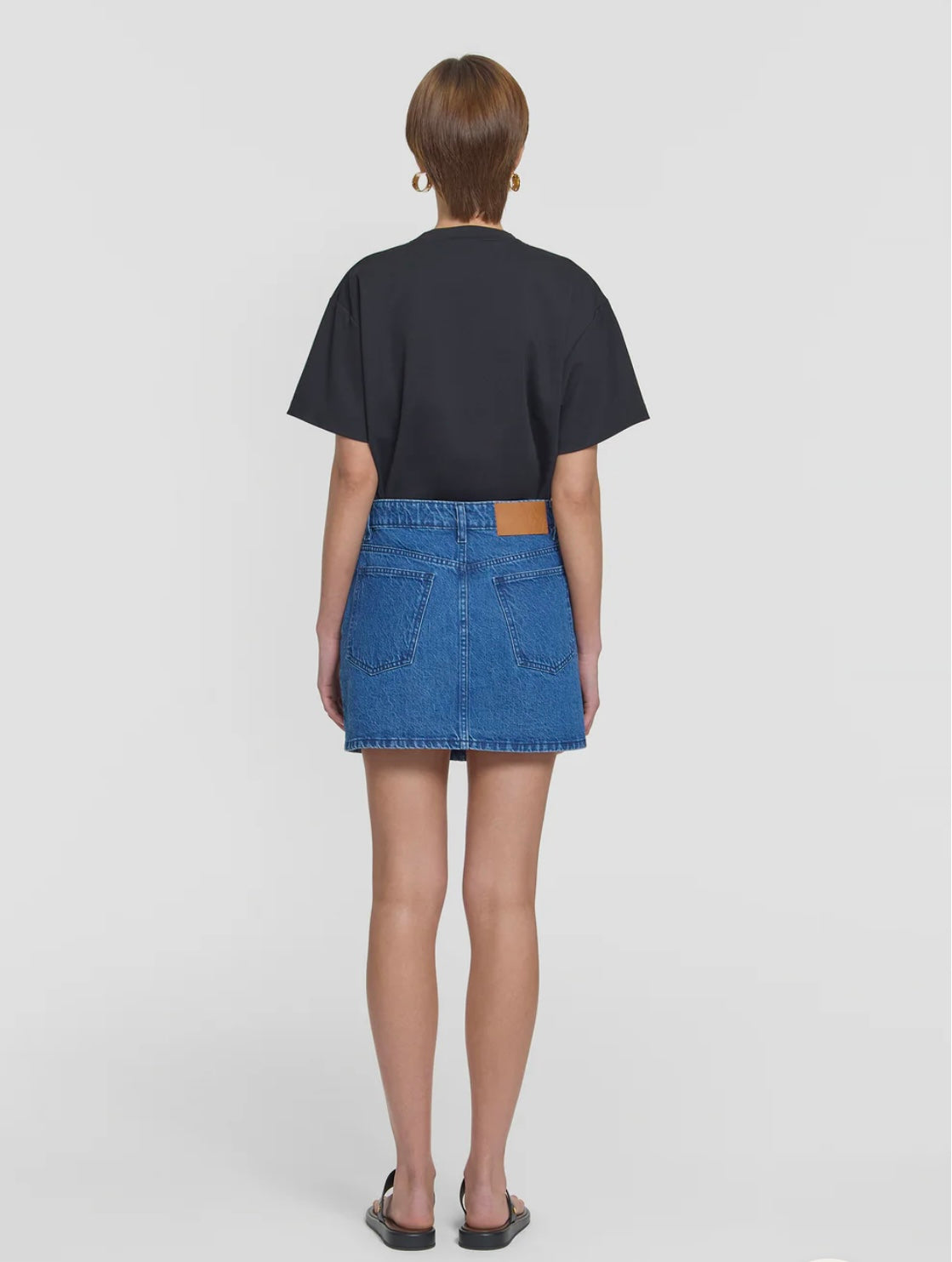 Mustang Skirt in Blue Denim