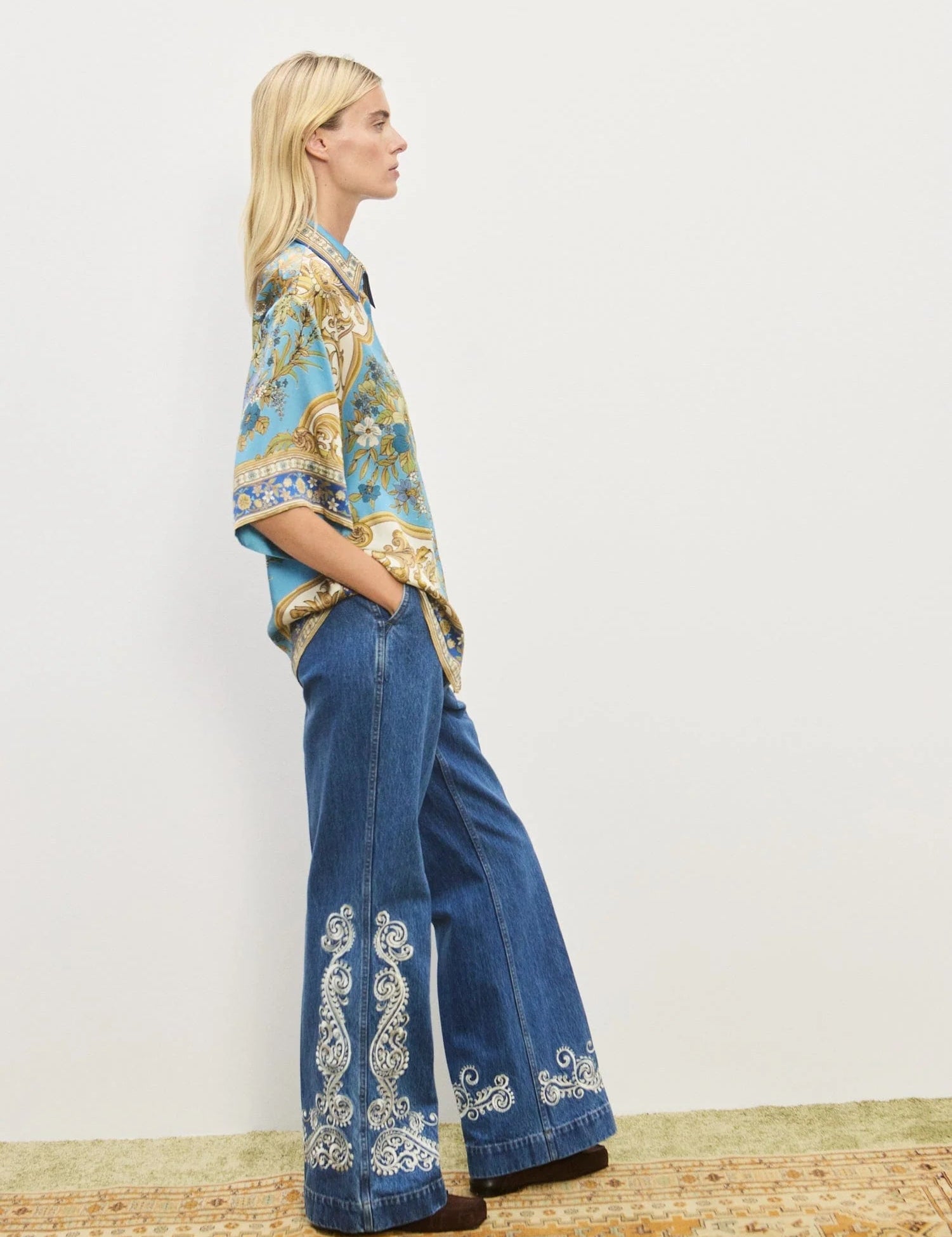 Cassie Silk Shirt Alemais