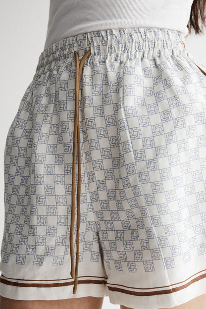 Lumi Short in Monogram Print